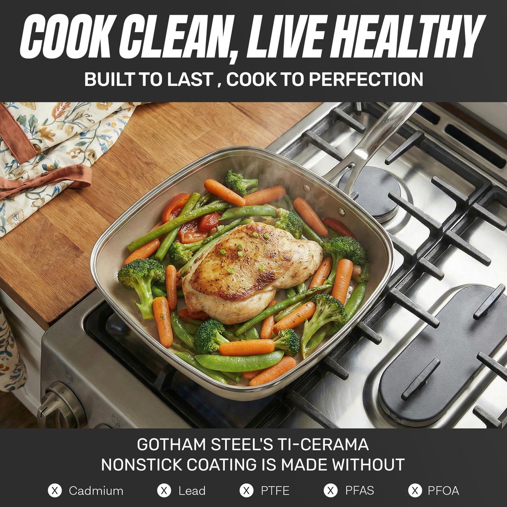 12 Pc Ceramic Cookware Set G377