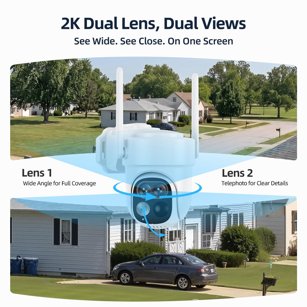 Wireless Outdoor Security Cameras 4-Cam System with Hub X861104