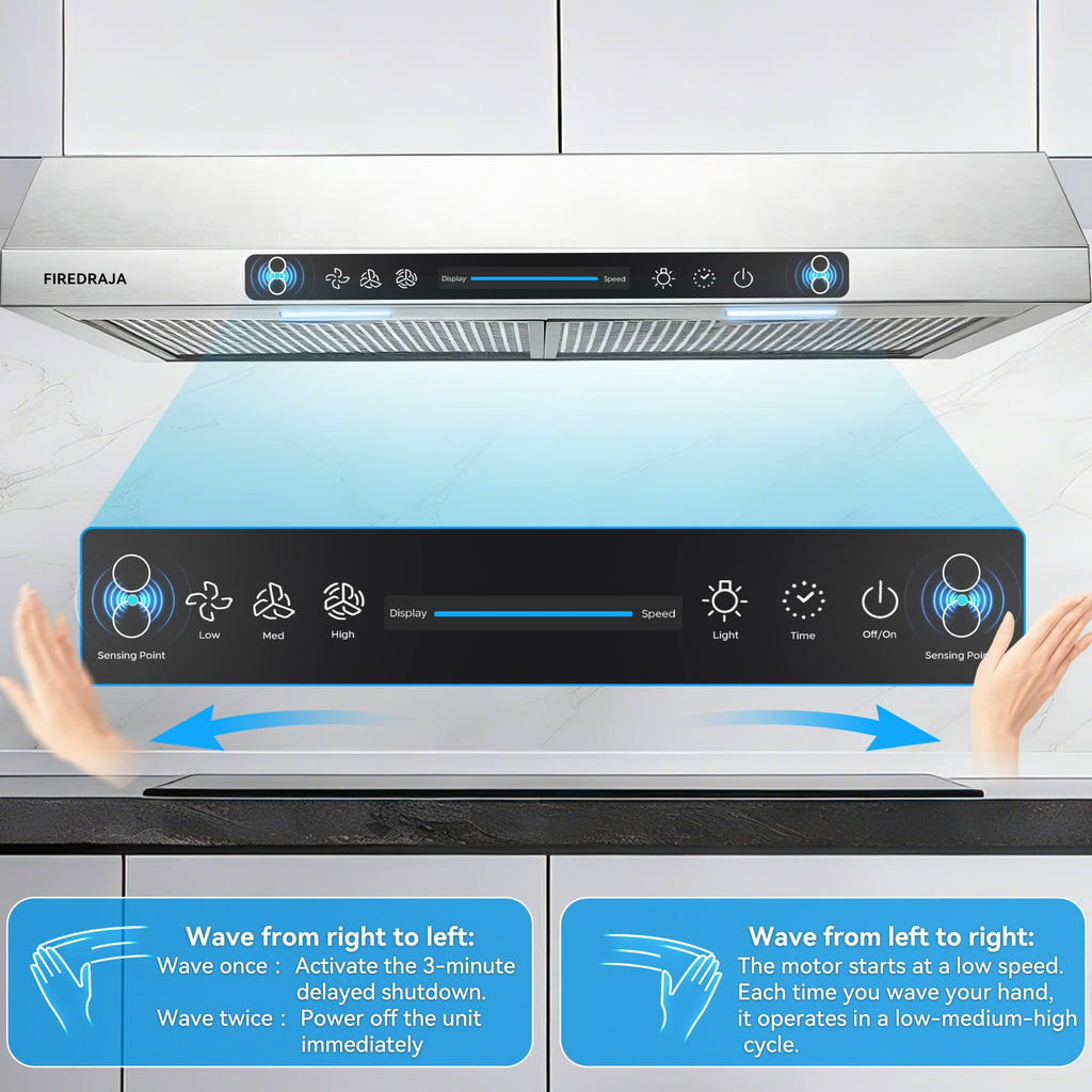 30 Inch 550 CFM Stainless Steel Under Cabinet Range Hood P6353