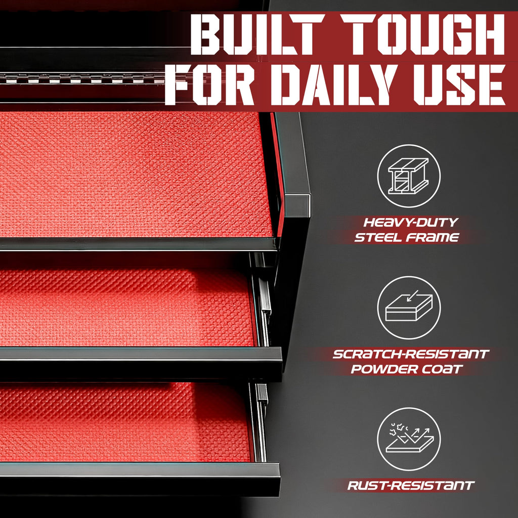 Black 2 Drawer Steel Tool Box N675972