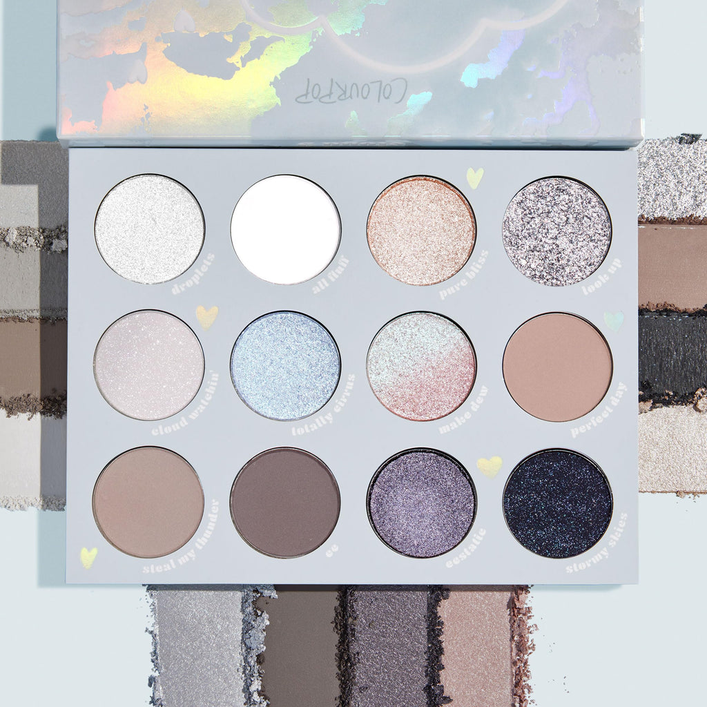 Matte Metallic Glitter Eyeshadow Palette 0.49 oz A573076
