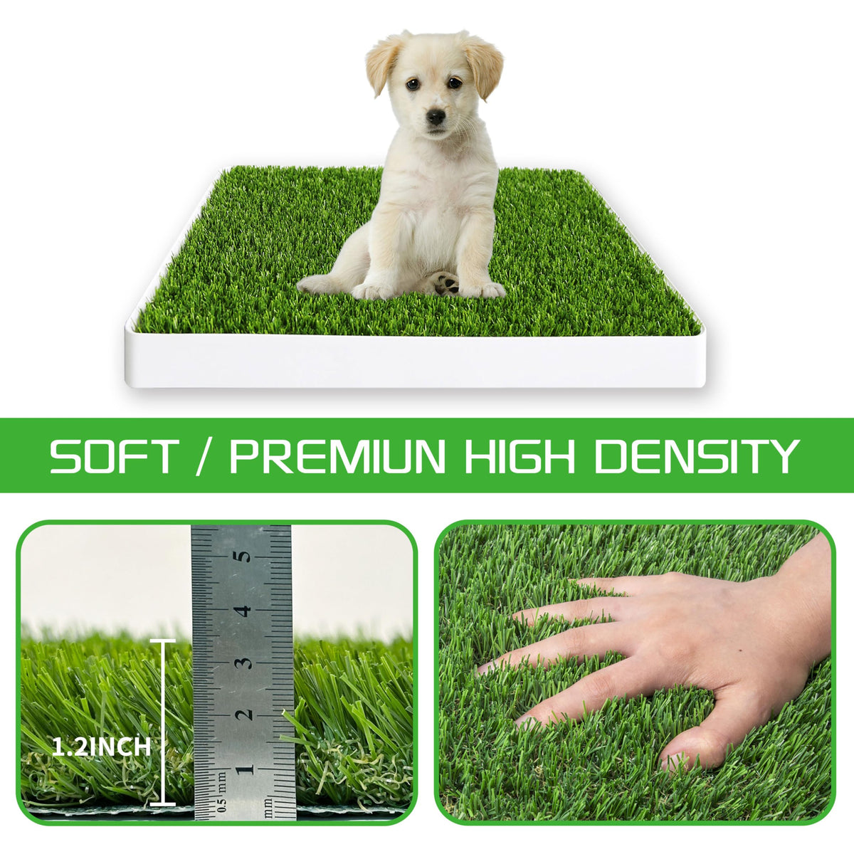 Indoor Fake Grass Pad with Tray V65053