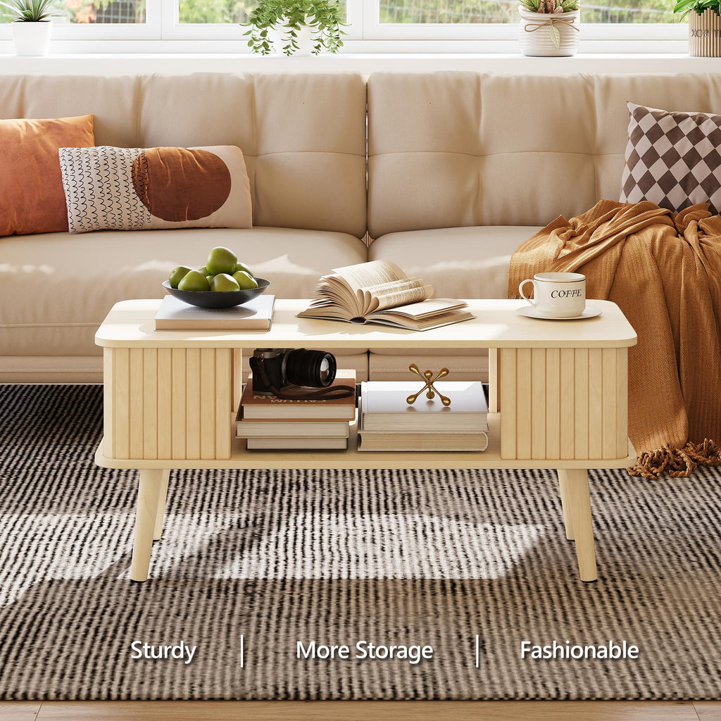 Coffee Table with Storage A71746